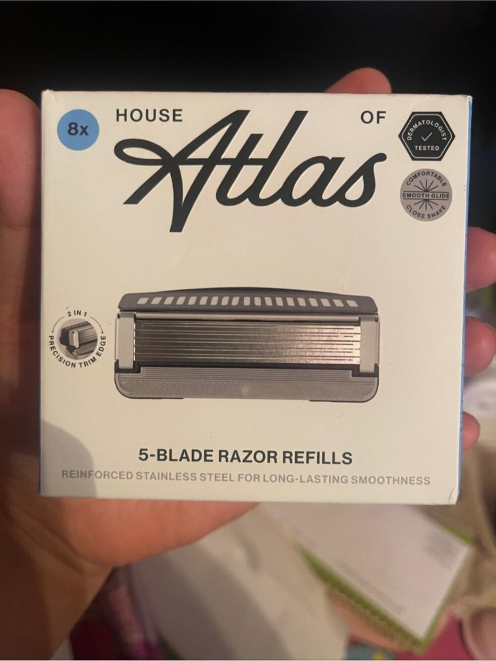 House of Atlas 5-Blade Razor Refills - 8 pack